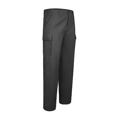 Moleskin Trouser German Army Style Heavy Duty Work Cargo Pant Cotton Black • $49.79