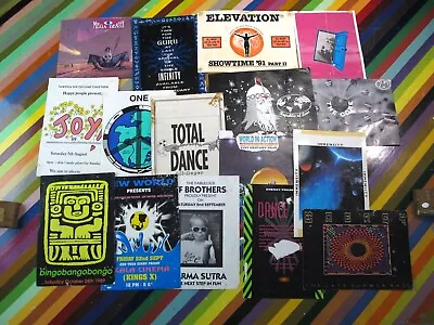 Vtg Rave Music Event Flyer Poster - UK 1989 To 1991 Dance Party Magicke + UK90A • $42