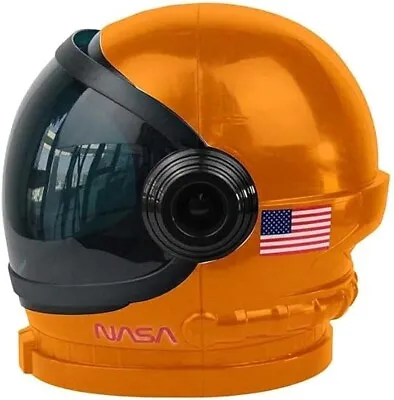 Underwraps Space Helmet With Movable Visor Adult Unisex Costume Accessory Orange • $39.88