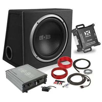 2015-2018 Ford Mustang Complete 10  Amplified Bass Car Subwoofer Package | Belva • $159.98