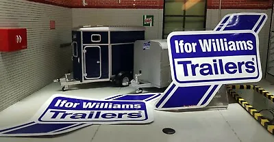 Ifor Williams Livestock ATV Q Range Trailer Hardtop Canopy Decals Stickers X2 • £11.50
