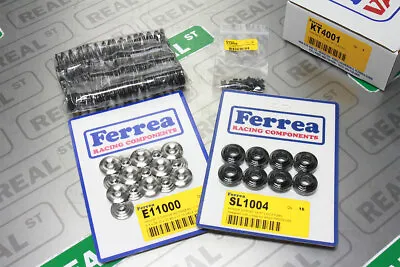 Ferrea 80LBS Dual Valve Springs & Ti Retainers Honda B18C B16A1 B16A3 KT4001 • $1001.38