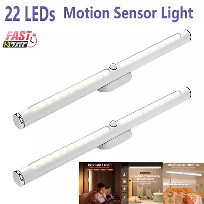 22-LED Motion Sensor Cabinet LightMagnetic Motion Activated Light Rechargeable • $14.99