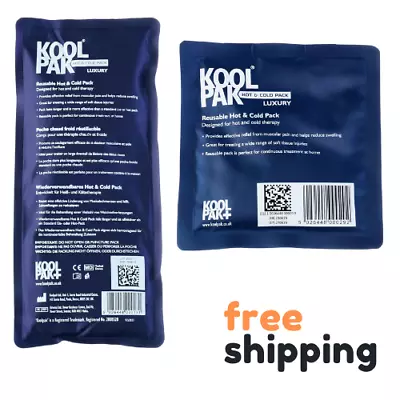 Koolpak Reusable Hot/Cold Sports Ice Gel Pack First Aid Sprains Pain Relief • £3.10