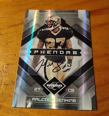 2009 Donruss Leaf Limited Phenoms Rookie Autograph Malcolm Jenkins #27/249 1/1 • $34.99