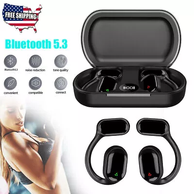 $15.95 • Buy Bone Conduction Headphones Bluetooth 5.3 Wireless Headset Outdoor TWS Earbuds
