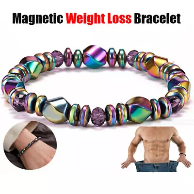 Magnetic Healing Therapy Arthritis Bracelet Hematite Weight Loss Pain Relief • $2.82