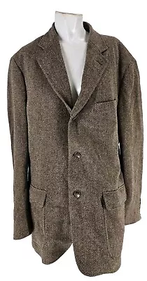 4133 Polo Ralph Lauren Blazer Men's Vintage Herringbone Wool Three Button 43L • $44.99