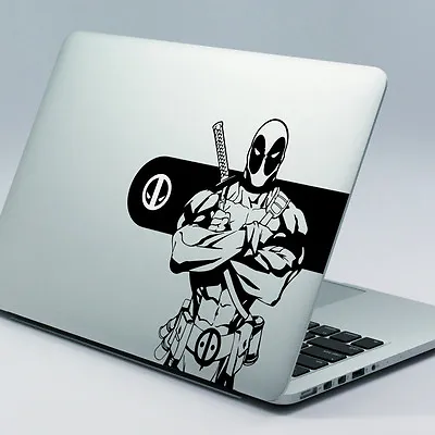 DEADPOOL Apple MacBook Decal Sticker Fits All MacBook Models • £6.99