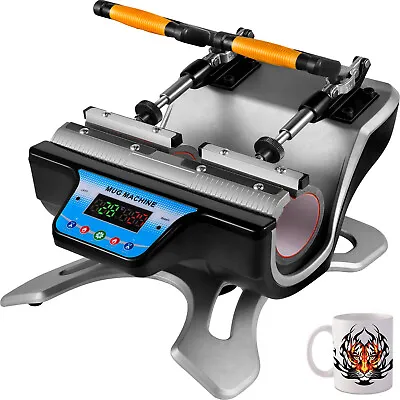 2in 1 Mug Heat Press 11Oz Digital Sublimation Transfer For DIY Coffee Cup 280W • $113.91