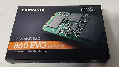 Samsung MZ-N6E250BW 860 EVO SATA M.2 SSD 250GB • $22.50