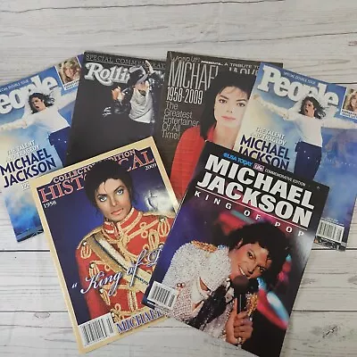 Michael Jackson 2009 Death Commemorative Magazine Lot People USA Today Word Up • $29.99