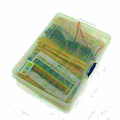 Durable 3120PCS 156 Values 1/4W 1% Metal Film Resistors Kit Set 1 Ohm-10M Ohm • $21.43