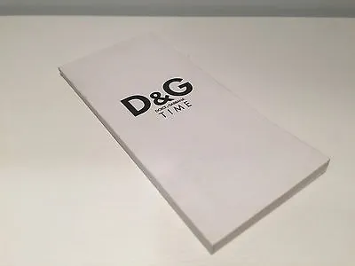 D & G Dolce & Gabbana Time - Instructions Booklet - Eng Fr Of It Esp PT • $20.94