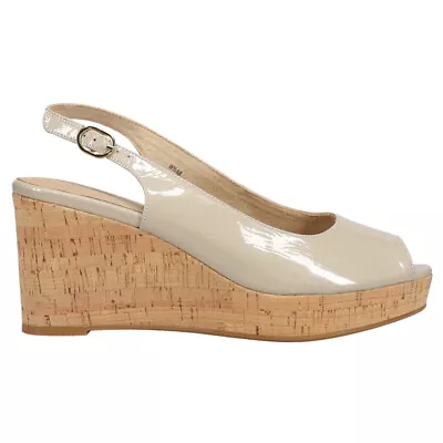 VANELi Gardy Wedge  Womens Beige Casual Sandals 308705 • $18.75