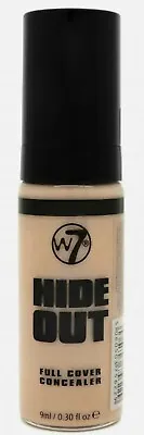 W7 Hide Out Full Cover Concealer - Light  Medium 9ml Choose Shade • £5.98