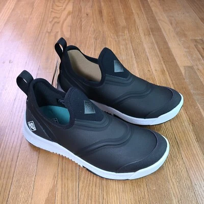 £78.26 • Buy Muck Boots Outscape Low Black White Waterproof Slip On Shoe Boot Sz 8 NEW (KZ4)