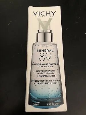 Vichy Mineral 89 Fortifying And Pumpling Daily Booster 75ml 2.53 Oz. BRAND NEW • $29.95