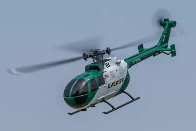 RC HELICOPTER 4 Blade SHERIFF W/ Gyro Stabilization 4CH 2.4gh-RTF- • $109.99