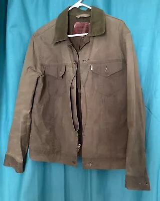 Filson X Levi’s Waxed Trucker Jacket - Size M • $385