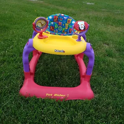 Vintage Rare Color Block Kolcraft Tot Rider 2 Baby Walker • $59.99