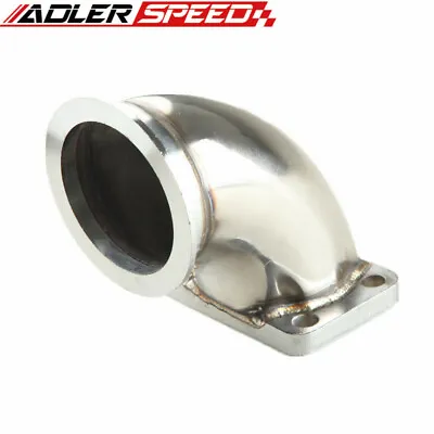 3  ID V-Band To T3 Turbo Exhaust 90 Degree Elbow Adapter Flange Stainless Steel  • $37.99