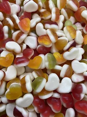 Gummy Hearts - Pic N Mix Sweets Candy Buffet Kids Party Treat Valentine • £3.95