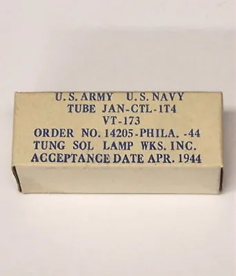 £33.37 • Buy Vintage 1T4 US Army Navy WW2 Military Walkie Talkie Radio Vacuum Tube BC611 WWII
