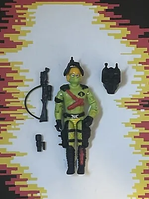 Black Major Custom Gi Joe Cobra Night Viper Trooper 3.75 Python Patrol Ninja • $28.99