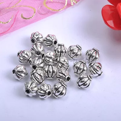 100& Tibetan Silver Gold Bronze Charms Spacer Beads - Choose 4MM 6MM 8MM A117 • $2.77