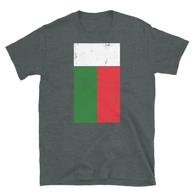 Madagascar Africa Antananarivo Distressed Flag Short-Sleeve Unisex T-Shirt • $19.99