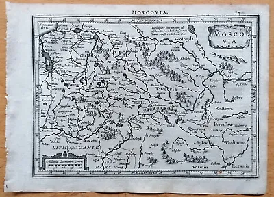 Lithuania - Original Engraved Map Mercator - 1651 • $200