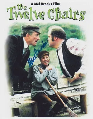 MEL BROOKS Hand-signed THE TWELVE CHAIRS 8x10 Authentic W/ Coa COLOR MINI-POSTER • $33.85