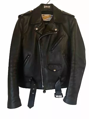 Schott 613S Size 40 Perfecto One Star Motorcycle Moto Rider Leather Jacket 613 • $498