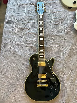Epiphone Les Paul Custom Pro 6-String Solid Electric Guitar - Black • $550