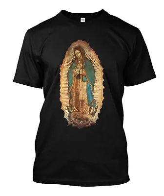 Our Lady Virgen De Guadalupe Virgin Mary T Shirt Size S-2XL Other Size Call Me • $25.99