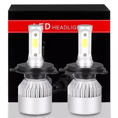 2X Bulbs H4 HB2 9003 LED Headlight Kit Combo 2600W 390000LM High Low Beam 6000K • $8.71