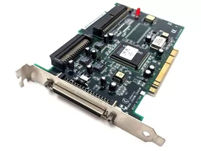 Adaptec AHA-2940W 1x 50-Pin 2x 68 Pin SCSI Controller PCI Adapter Card 517006 • £20.69