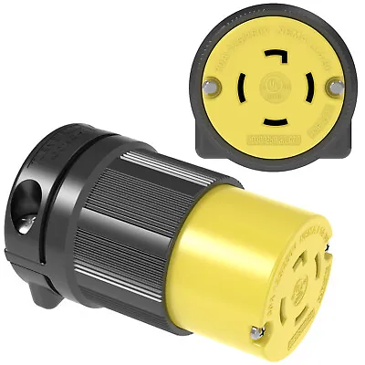 HJP-2713 L1430R 30A 125/250V Twist Lock Female Connector Plug 4 Prong L14-30C • $15.97