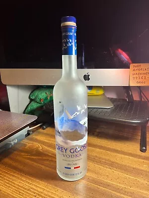 EMPTY Collectable Grey Goose Vodka 750 Ml Bottle W/ Cork 750 ML • $1.64