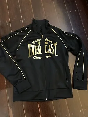 Everlast Tracksuit Golden Gloves Jacket & Pants Size Small Mens • $50