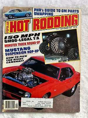1984 Popular Hot Rodding Monster Trucks Bigfoot Trans Am Mach 1 Mustang H.O. 302 • $7.99
