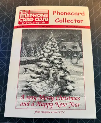 UK PHONECARDS - TCC Phonecard Collector Magazine 51 / 1998 Christmas • £6.99