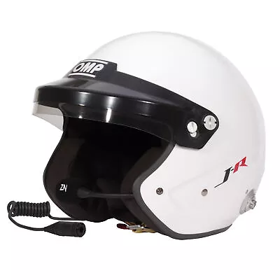 OMP J-Rally Helmet - Open Face / FIA 8859-2015 Approved / Lightweight / Intercom • £332.87