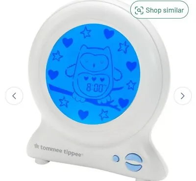 £30 • Buy Tommee Tippee Groclock Sleep Trainer,Alarm Clock ,Nightlight(used)
