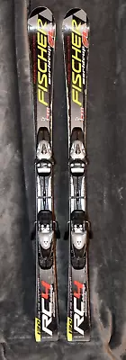 Fischer RC 4 World Cup Youth Skis With Fischer Bindings -130 Cm • $65