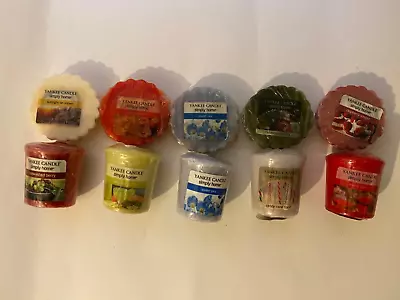 Ten Yankee Candle (old Logo) Simply Home Samplers/Votives And Tarts/Melts (SH4) • £1.04