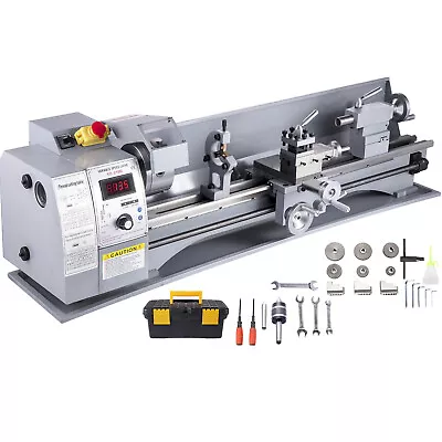 VEVOR Mini Metal Turning Thread Lathe Machine Wood Drilling 8  X 32  Woodworking • $1175.99