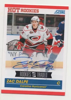 2010-11 Score Traded & Rookies - Zac Dalpe Rookie Auto • $6.29