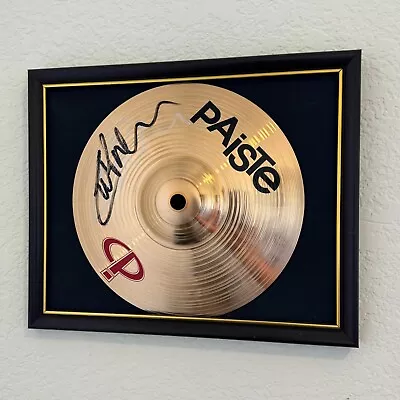 Signed Elp Great Carl Palmer Amazing Paiste 8  Cp Saucer. • $200